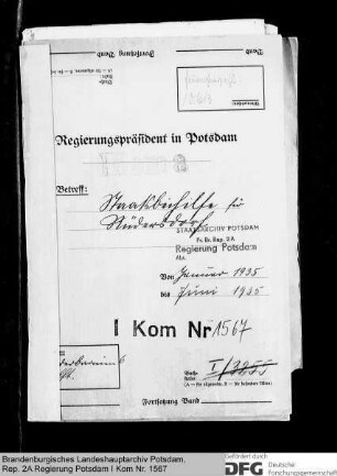 Staatsbeihilfe für Rüdersdorf