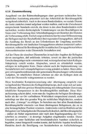 274-275, 6.1.6 Zusammenfassung
