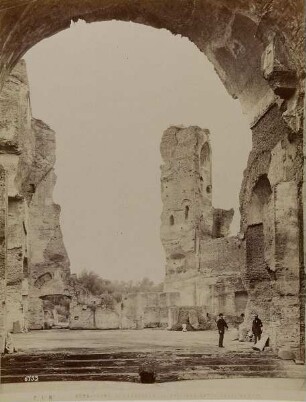 6753. P. e I. a N.° Roma - Terme di Caracalla. Il Fricidarium do altri Avanzi