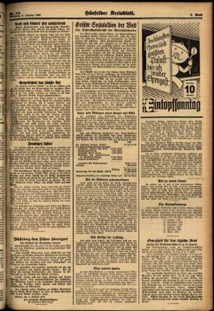 Zweite Ausgabe vom Mittwoch, den 06. Oktober 1937.