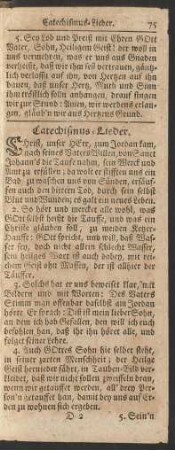 Catechismus-Lieder