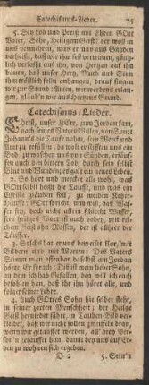 Catechismus-Lieder