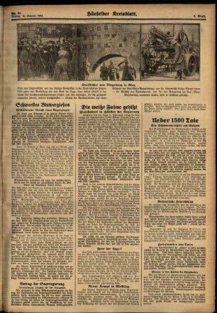 Zweite Ausgabe vom Freitag, den 16. Februar 1934.