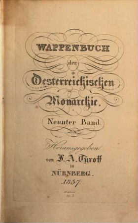 Wappenbuch der Oesterreichischen Monarchie. 9
