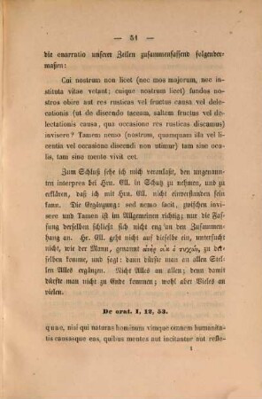Nachträge und Berichtigungen zu Frdr. Ellendt's Commentar über Cic. de oratore libr. I, II, 2