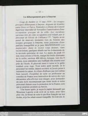 Le débarquement grec à Smyrne