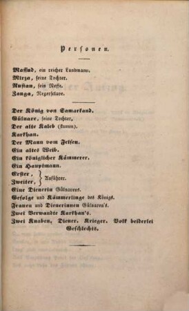 Der Traum, ein Leben : dramatisches Mährchen in vier Aufzügen