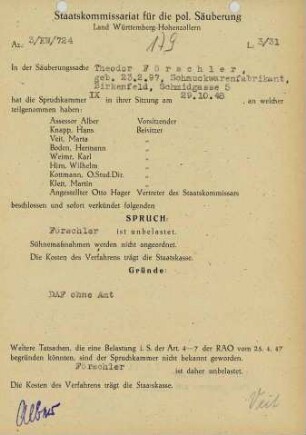 Förschler, Theodor