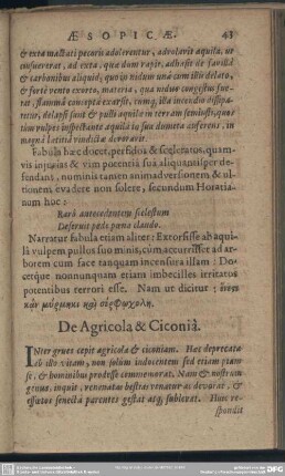 De Agricola & Ciconia