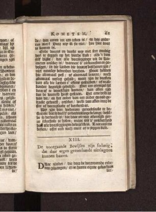 XIII. De voorgaande Bewijsen zijn fodanig, dat daar tegen geenerhande uitvlugtten kunnen baaten.