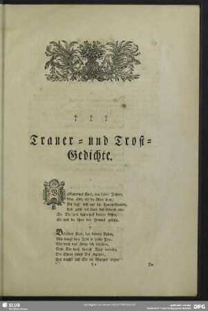 Trauer- und Trost-Gedichte