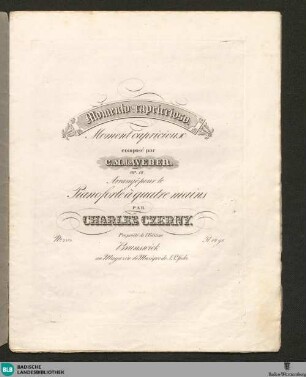 Momento capriccioso : op. 12
