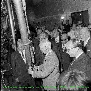 Besuch von Dr. Karl Heinrich Lübke (Bundespräsident der Bundesrepublik Deutschland (BRD)) am Kernforschungszentrum Karlsruhe (KfK)