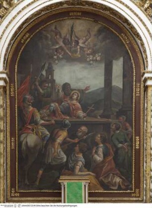 Hauptaltar, Martyrium des heiligen Vitus