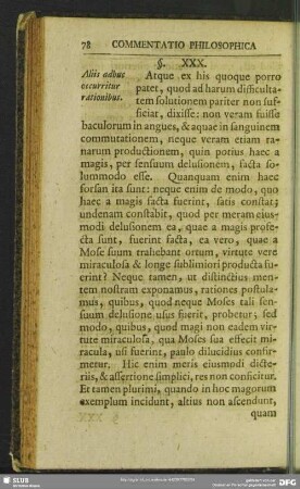 §. XXX. Aliis adhuc occuritur rationibus