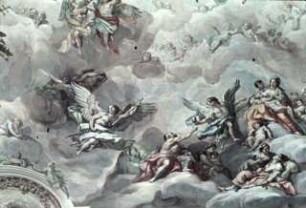 Intercessio des heiligen Karl Borromäus vor der Heiligen Dreifaltigkeit