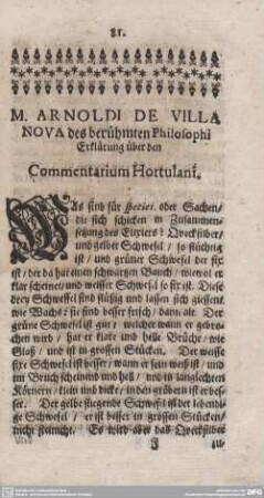 Commentarium Hortulani.