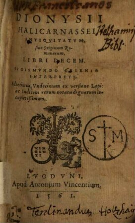Antiquitatum sive originum Romanarum libri decem