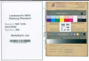 Entnazifizierung Leo Merkelbach , geb. 04.05.1898 (Steiger)