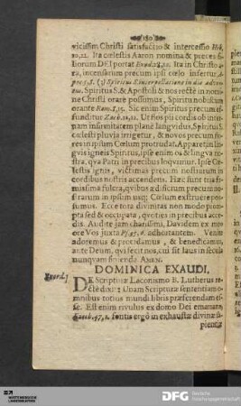 Dominica Exaudi.