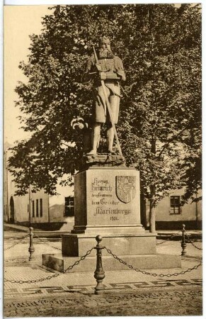 Marienberg. Heinrich der Fromme - Denkmal