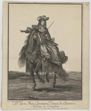 Bildnis der Marie Anne Chrestienne Victoire de Baviere