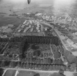 Friedhof Gadebusch und Ortsteil Güstow : Blickrichtung Nordwesten