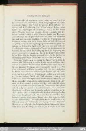 Philosophie und Theologie