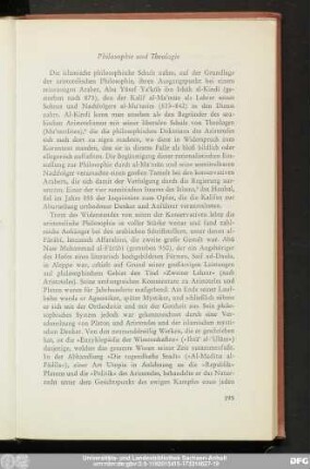 Philosophie und Theologie