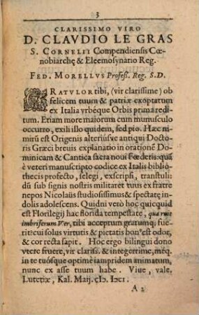 Origenis sive alterius doctoris gr. synchronu Scholia in Orationem Dominicam, et Cantica B. Virginis, Zakariae et Simeonis