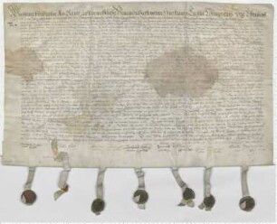 Erbteilung der Kinder und Enkel der verstorbenen Cecilia Töbings, Ehefrau des Bartolt Lafferdes.