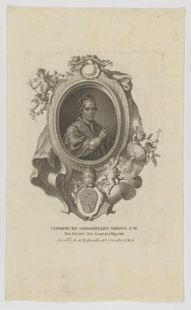 Bildnis des Clemens XIV. Ganganellivs