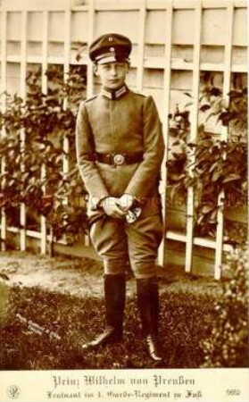 Wilhelm von Preussen in Uniform