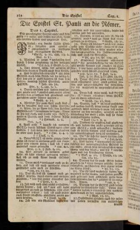152-166, 6. Die Epistel St. Pauli an die Roemer