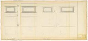 Forschungsinstitut für angewandte Mikroskopie, Photographie und Kinematographie, Karlsruhe: Kellerfenster: Ansichten 1:10