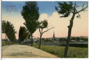 Burgstädt. Blick von der Peniger Straße