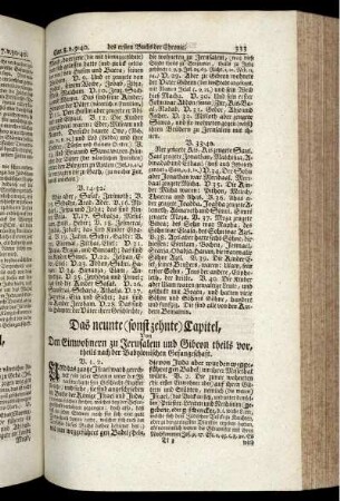 Das neunte (sonst zehnte) Capitel