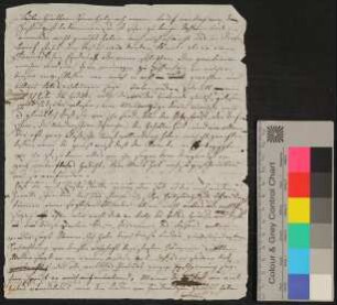 Brief von Bettine von Arnim an Karoline von Günderrode, etwa 3. Mai 1804