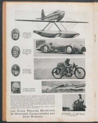 Los cinco records mundiales de velocidad conquistados por Gran Bretaña