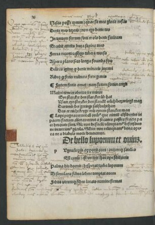 De bello luporum et ovium.