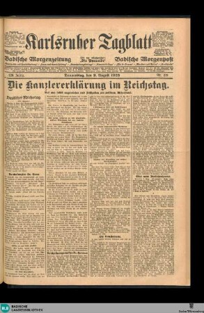 Karlsruher Tagblatt, [No. 219]