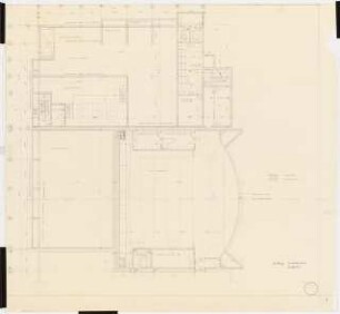 Stadttheater, Bottrop: Grundriss Untergeschoss