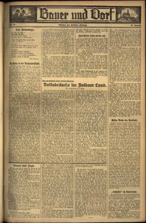 Zweite Ausgabe vom Freitag, den 26. Januar 1934.