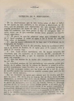 Estrecho de S. Bernardino