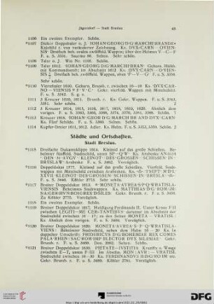 Städte und Ortschaften (Nr. 1115-1351)