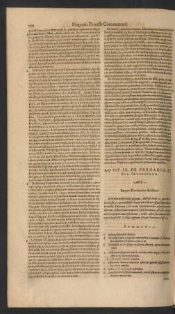 Ad Tit. IX. De Precario, Et Sal. Interdicto.