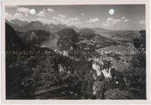 Hohenschwangau, Schloß Neuschwanstein und Schloß Hohenschwangau, Lechtal und Alpsee