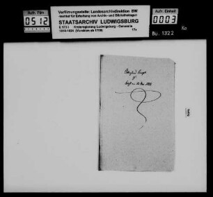 Wahl der ritterschaftlichen Abgeordneten des Neckarkreises für den Landtag 1833