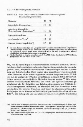 3.3.3.1 Wissenschaftliche Methoden