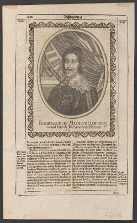 Porträt Ferdinand II., Großherzog der Toscana (1610-1670)